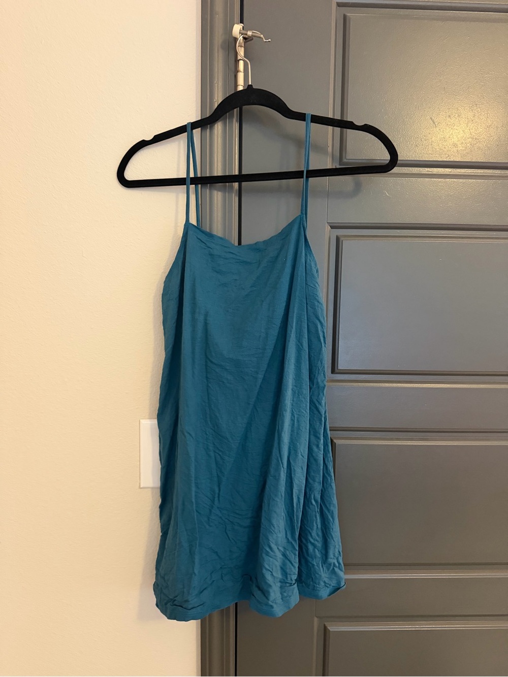 Vitamin A for Target Teal Spaghetti-Strap Swim Coverup